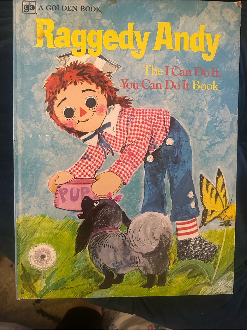 Vintage 1976 Raggedy Andy Golden Book “I Can Do It You Can Do It” Rare